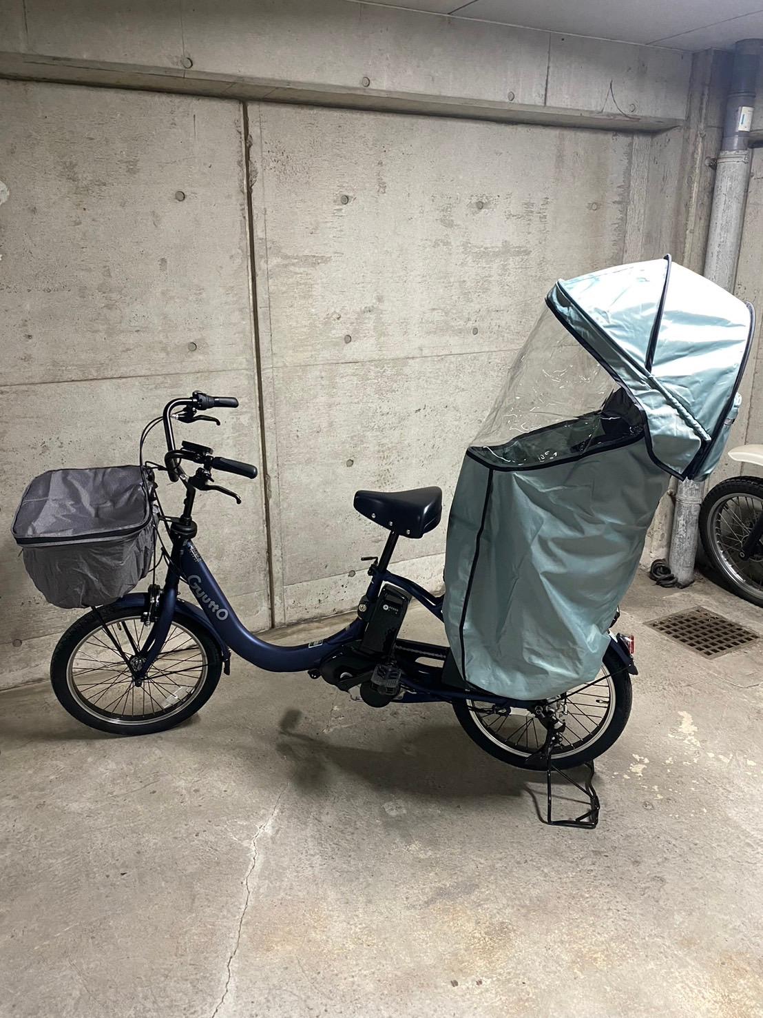 自転車 チャイルドシート 防寒 サンシェード ルーフ レインカバー 日除け 紫外線防止 寒さ対策 子供乗せ 後ろ乗せ後ろ ノロッカ レインカバー 後ろ乗せ レビュー画像4