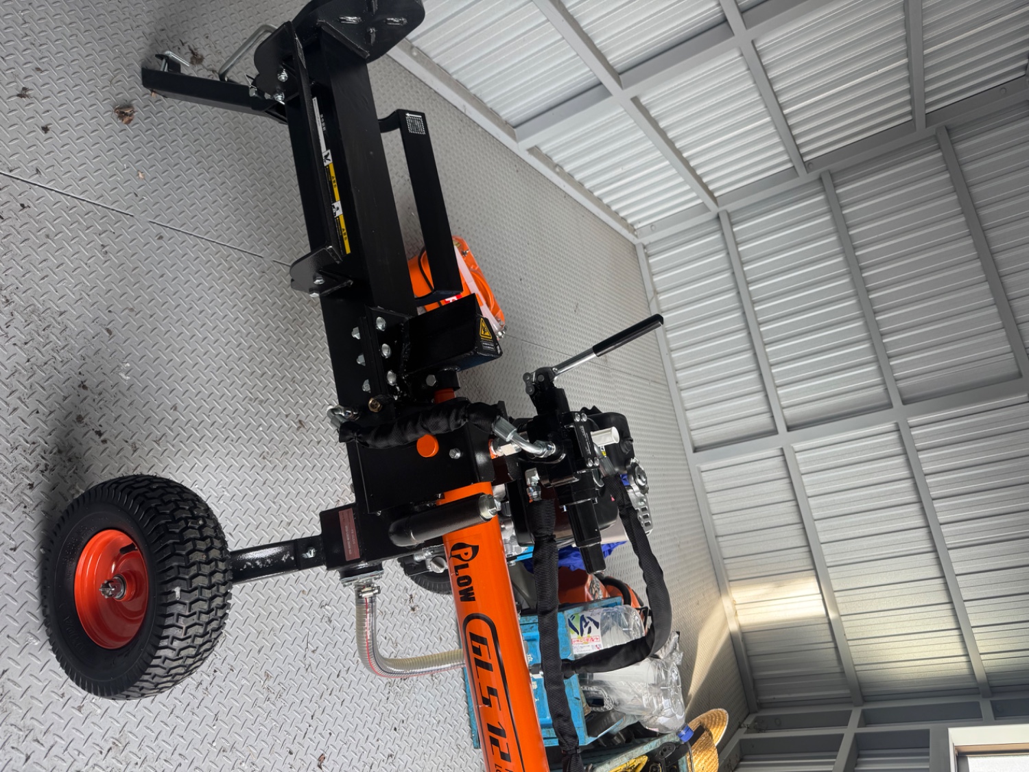 楽天市場】【組立済み】プラウ 薪割り機 ヤマハ エンジン GLS12