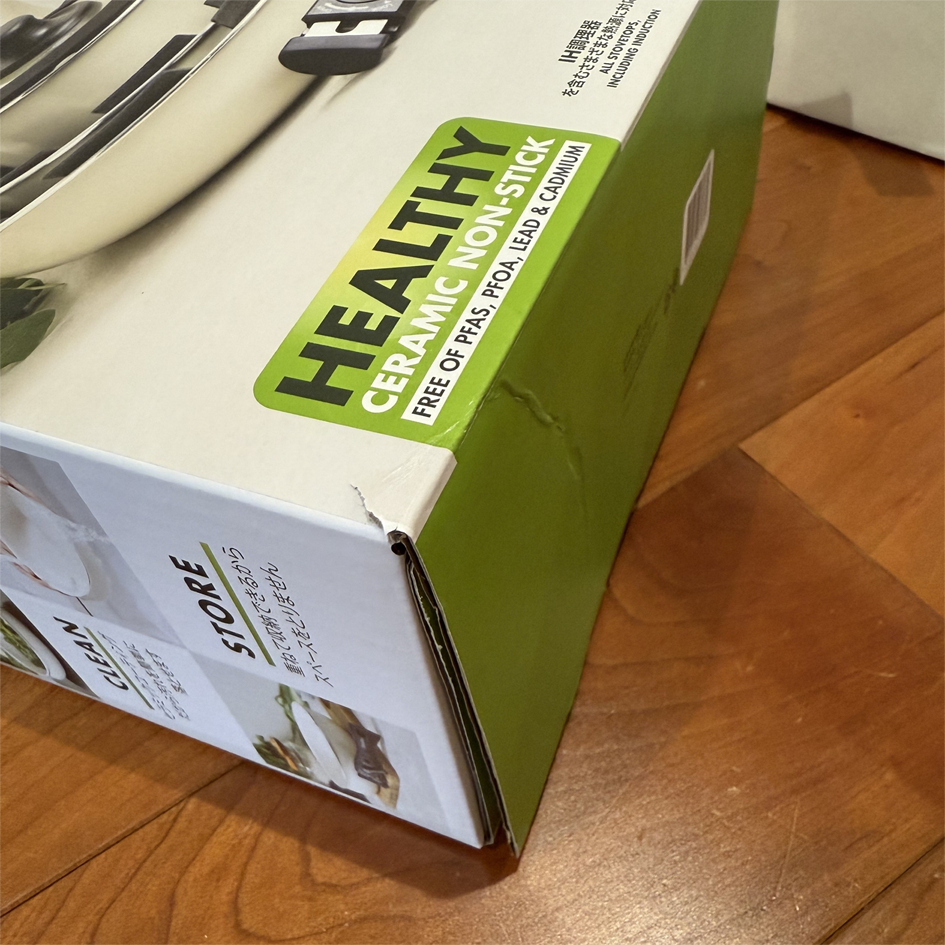 店舗限定 グリーンパン クリックシェフ フライパンセット レビュー画像9