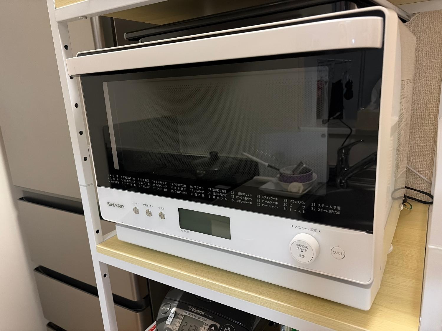 楽天市場】シャープ 過熱水蒸気オーブンレンジ RE-SS26B-W ホワイト系