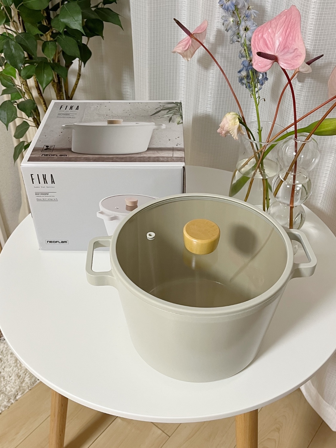 楽天市場】【公式】FIKA セラミック キャセロール 両手鍋 蓋付き 18cm