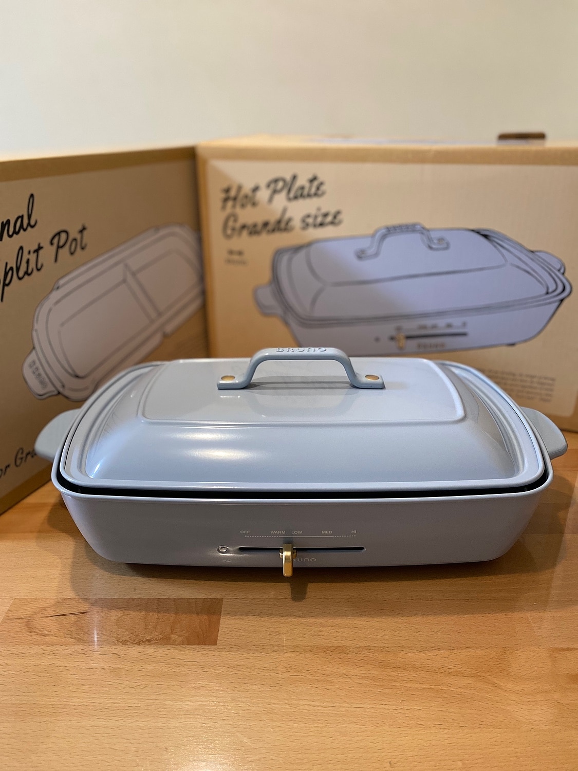 楽天市場 ブルーノ Bruno ホットプレート グランデ レシピと選べる特典付き Boe026 たこ焼き器 大型 大きい 焼肉 焼き肉 ステーキ お鍋 深鍋 鍋 なべ たこ焼き 仕切り鍋 グランデサイズ おしゃれ ポイント10倍 送料無料 Bruno ホットプレートグランデ プレート4枚