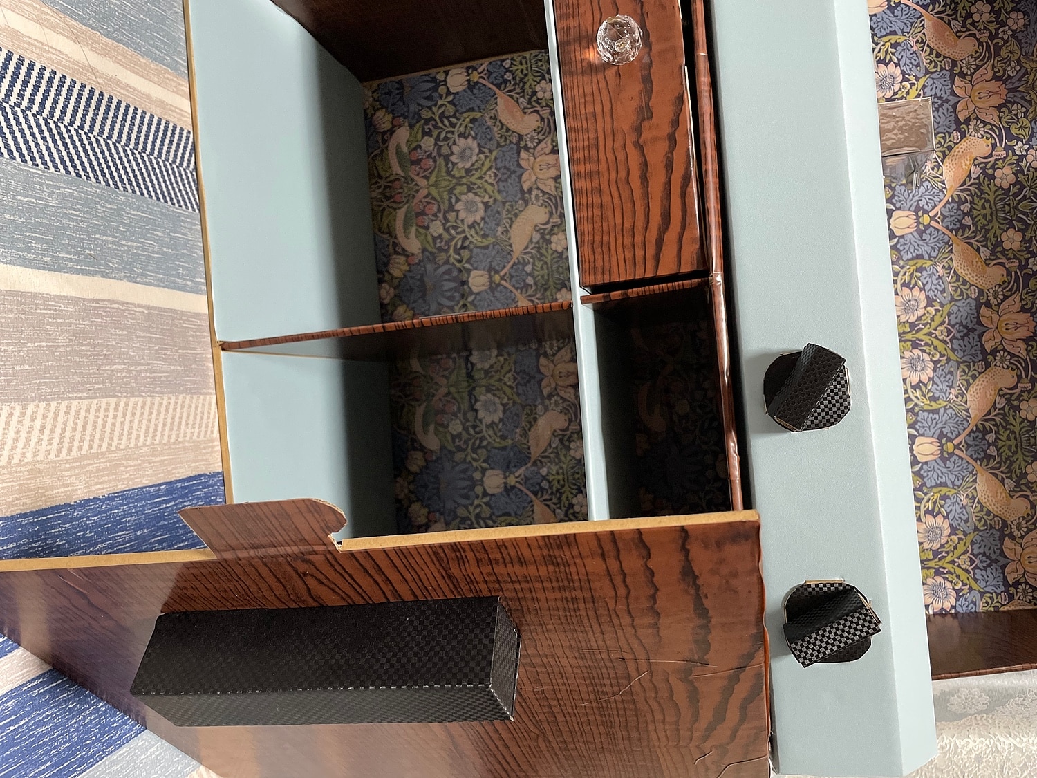 ダンボール ままごと キッチン 茶| おままごと クリスマス 2歳 3歳 誕生日 プレゼント キッチンセット セット 段 ダンボールキッチン ままごとキッチン おままごと レビュー画像7