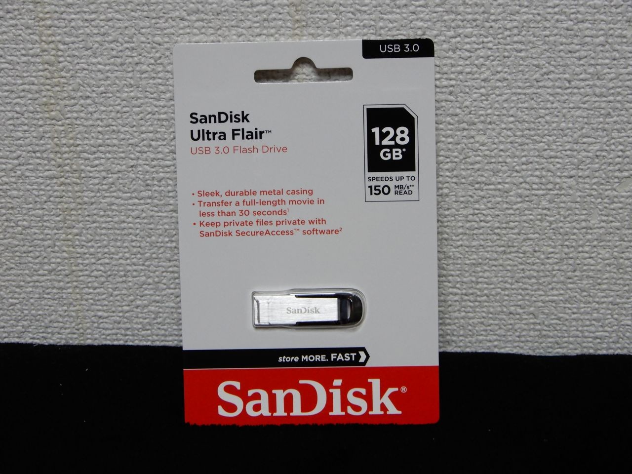 楽天市場】USBメモリ USB 128GB SanDisk サンディスク Ultra Flair USB3.0 R:130MB/s 海外リテール  SDCZ73-128G-G46 ◇メ(風見鶏) | みんなのレビュー・口コミ