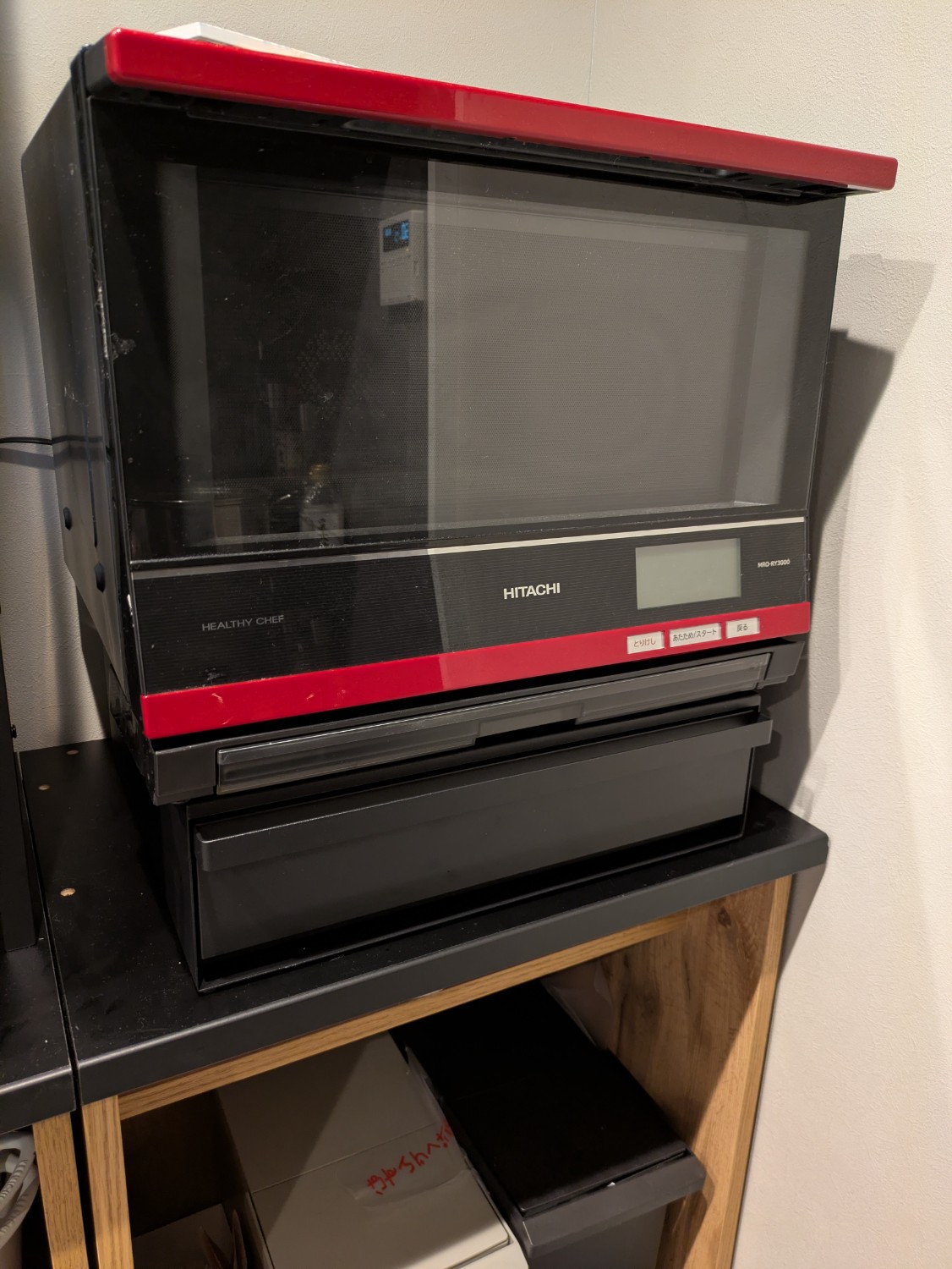 楽天1位［ ツーウェイ キッチン家電下引き出し＆スライドテーブル タワー W80／W45 ］山崎実業 tower レンジ #山崎実業 #tower #タワー レビュー画像9