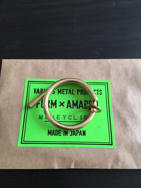 楽天市場】FORM × amabro Money Clip フォーム×アマブロ マネークリップ 真鍮製マネークリップ ブラス アンティーク 花里政信(PLAY  DESIGN PLAY) | みんなのレビュー・口コミ