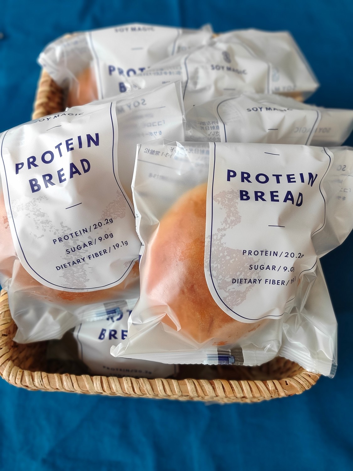 【楽天市場】低糖質パン『PROTEIN BREAD（プロテインブレッド） 8個入り』【ソイマジック公式】プロテインパン 高たんぱく食品 ロング