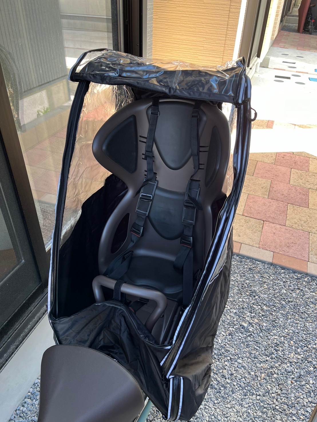 蓮華さん専用 自転車用チャイルドシート グレー 蓮華さん専用 自転車用チャイルドシート グレー