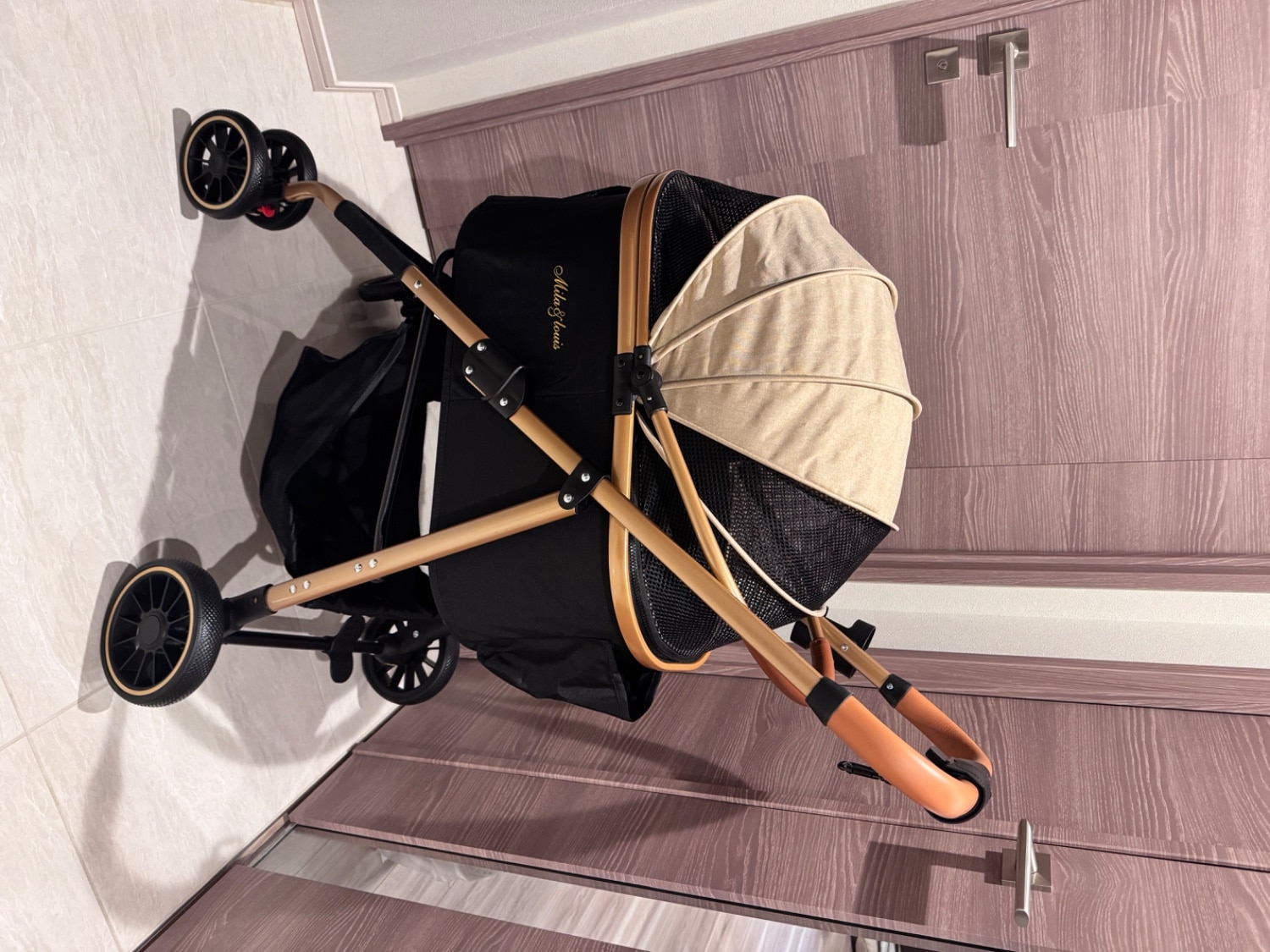 Amazon | MILA&LOUIS ペットカート 多頭の小型犬&猫 中型犬一匹用 犬