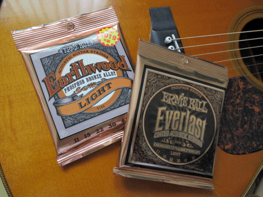 保障 6セット Ernie Ball #2550 Everlast Coated Extra Light 010-050