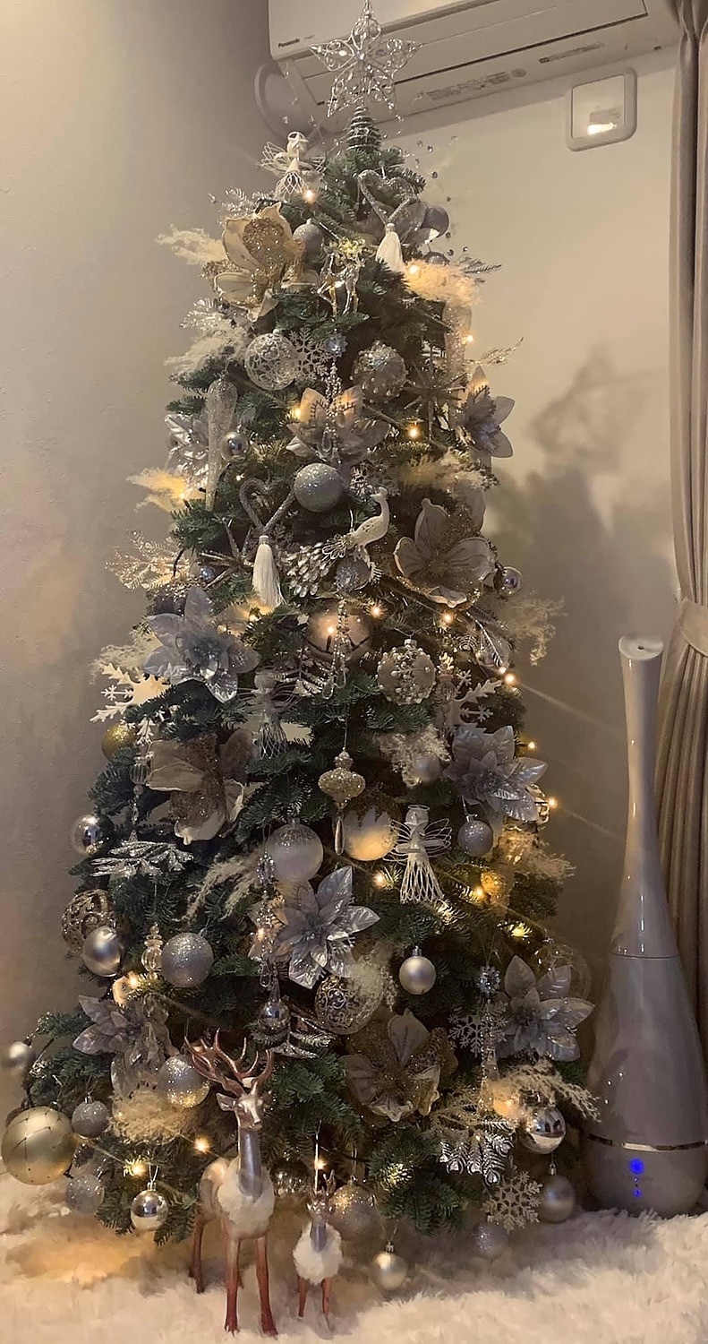 楽天市場】【おしゃれ・高級感】 クリスマスツリー リアル スリム 単品