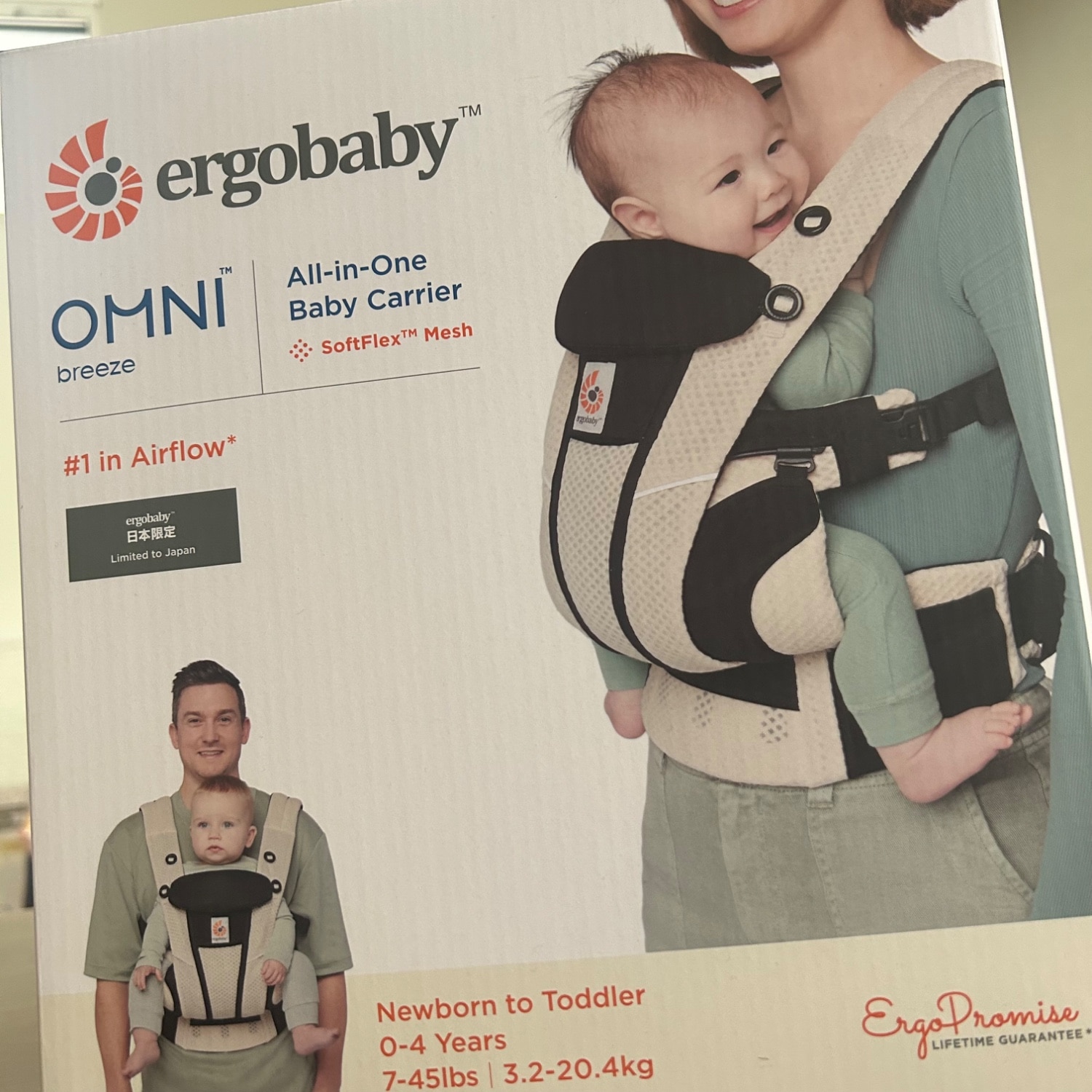 ＼500円オフクーポンあり！／ エルゴ 抱っこ紐 オムニブリーズ エルゴベビー 抱っこひも 新生児 Ergobaby O エルゴベビー オムニブリーズ 抱っこ紐 レビュー画像13