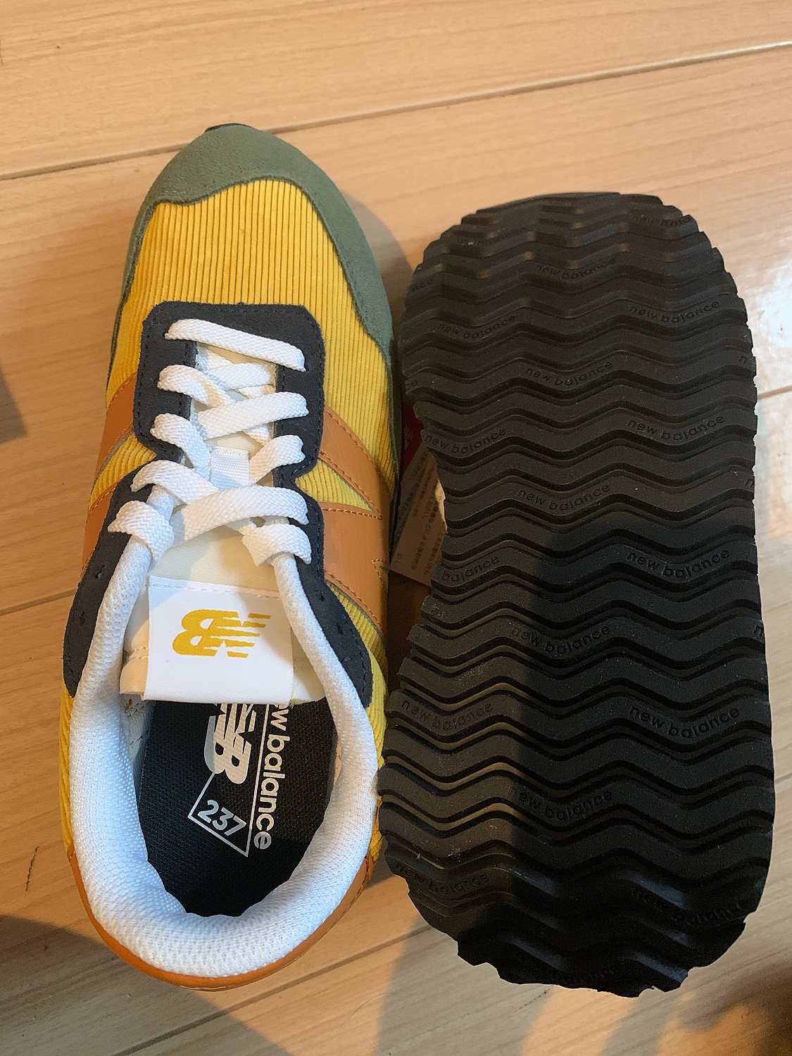 楽天市場】ニューバランス（new balance）（メンズ、レディース）スニーカー MS237 LU1 D イエロー カラフル ビックロゴ カジュアル シューズ 通勤 通学 普段履き(SuperSportsXEBIO楽天市場支店) | みんなのレビュー·口コミ