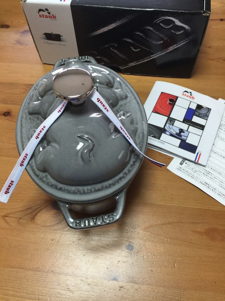 楽天市場】ストウブ staub ピギーココット オーバル 17cm グレー【正規