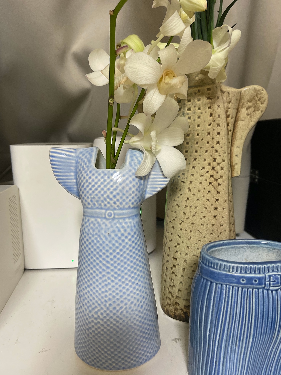 Lisa Larson リサラーソン 花器「花のために」ホワイト - 花瓶