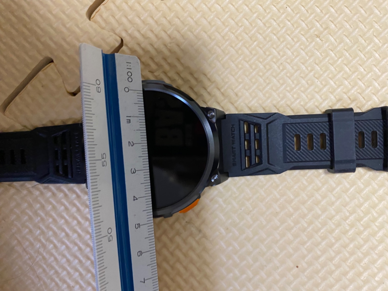 在庫あり！即納可能！スマートウォッチ 軍用規格 1.85インチ超大画面 丸型 懐中電灯 腕時計 メンズ 老眼の人に最適  スマートウォッチ 軍用規格 MOKOTOP K66 レビュー画像12