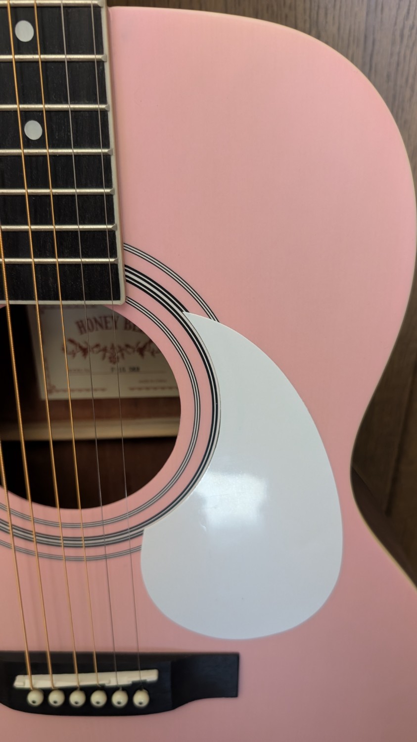 Honey Bee アコースティックギター ピンク 楽天市場】アコースティックギター 16点 初心者セット HONEY BEE