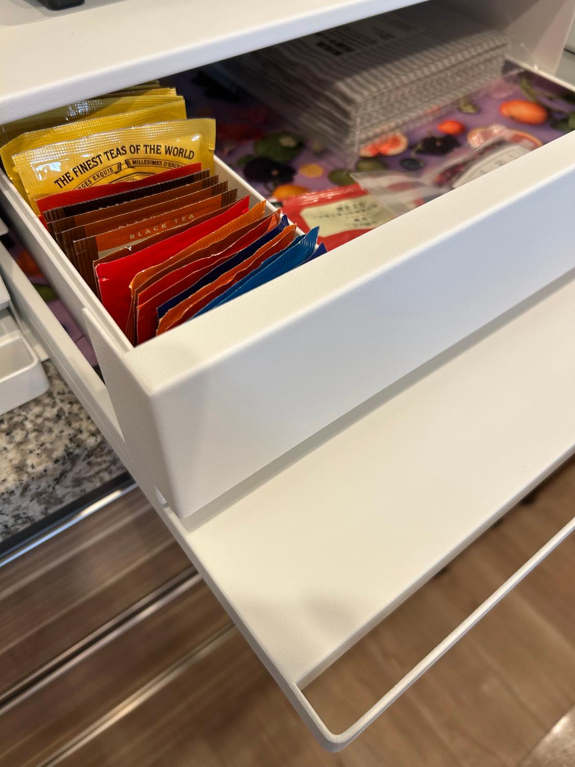 《 山崎実業 ツーウェイ キッチン家電下引き出し&スライドテーブル タワー W45 山崎実業 tower タワー レビュー画像8