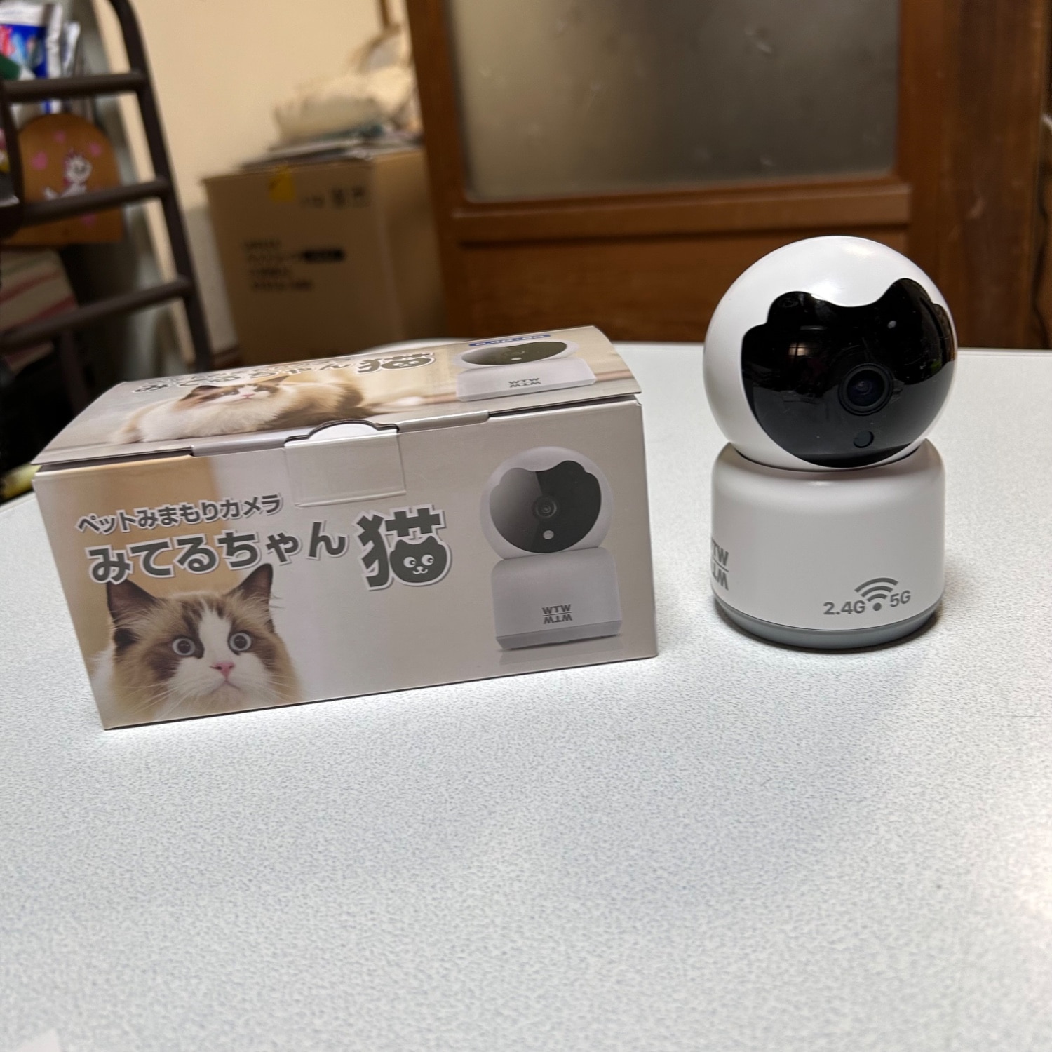 楽天市場】【☆SD32GB付き録画セット】みてるちゃん猫23 ペットカメラ