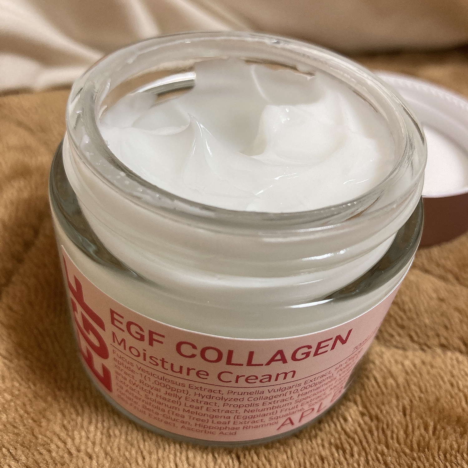 EGF コラーゲン モイスチャークリーム 70ml APLB EGF Collagen Moisture cream スキンケア 韓国コスメ 韓国ブランド  水分クリーム EGFクリーム 保湿クリーム 栄養クリーム ツヤ肌 つや 保湿 弾力 エイジングケア フェイスクリーム
