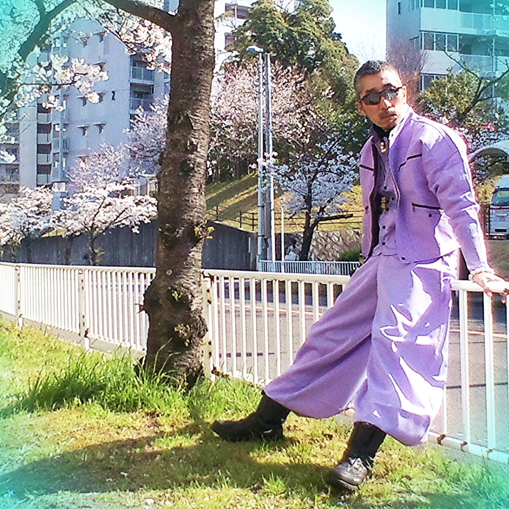 寅壱　セットアップ　紫！超超ロング！ 寅壱 セットアップ 紫！超超ロング！ - メルカリ