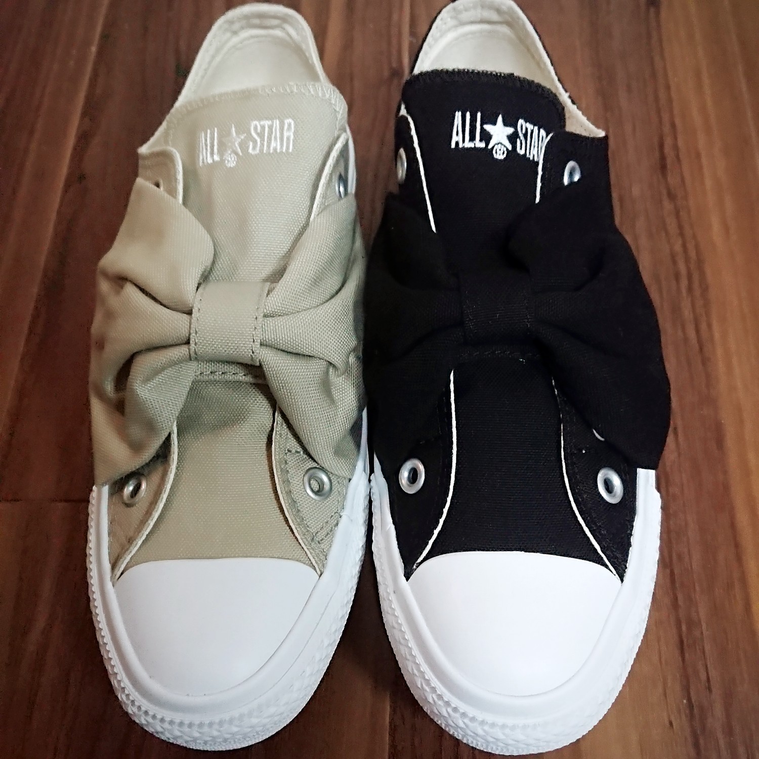 CONVERSE リボン スニーカー - スニーカー