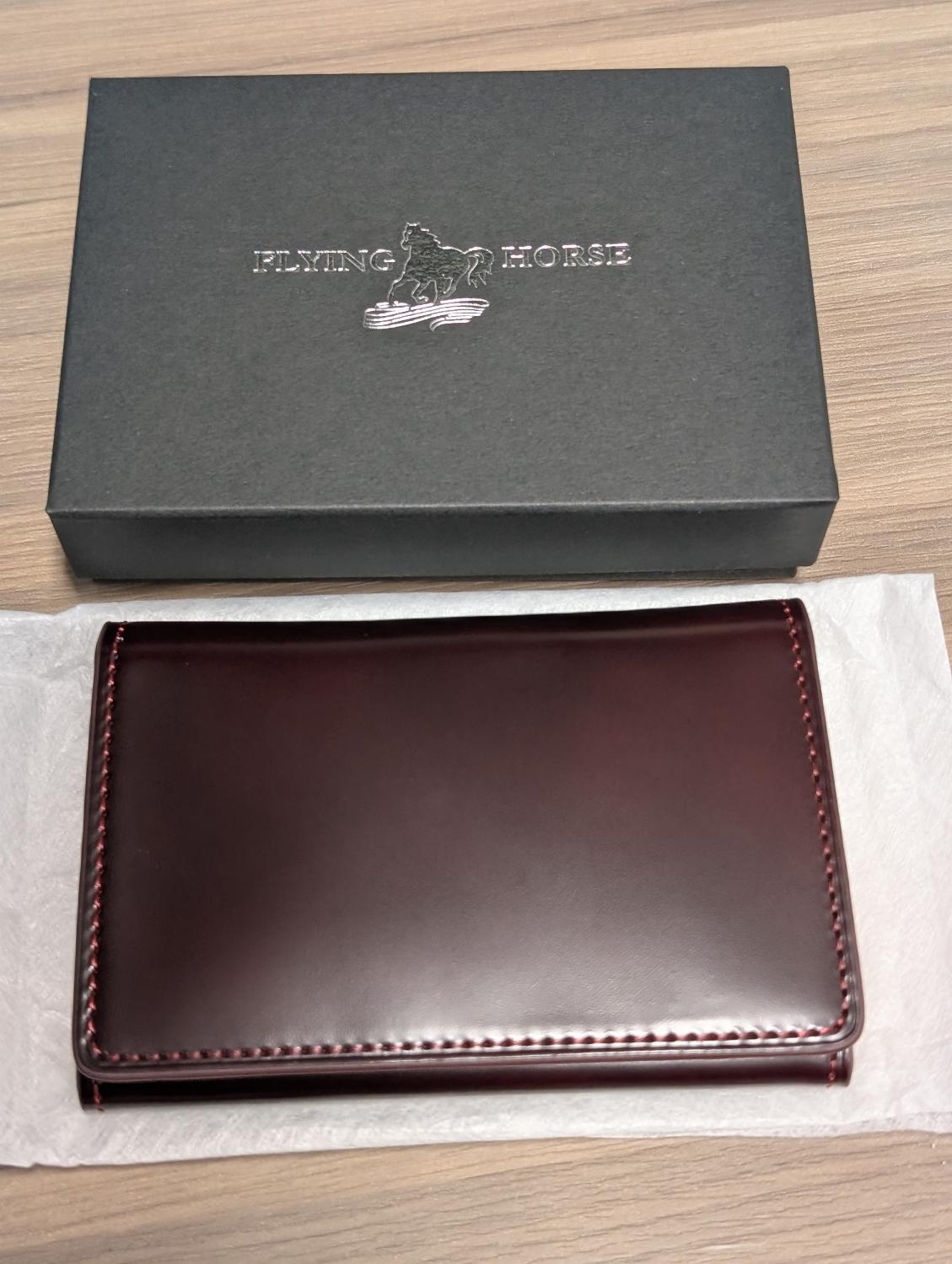 コードバン 名刺入れ コードバン名刺入れ FLYINGHORSE フライングホース レビュー画像4