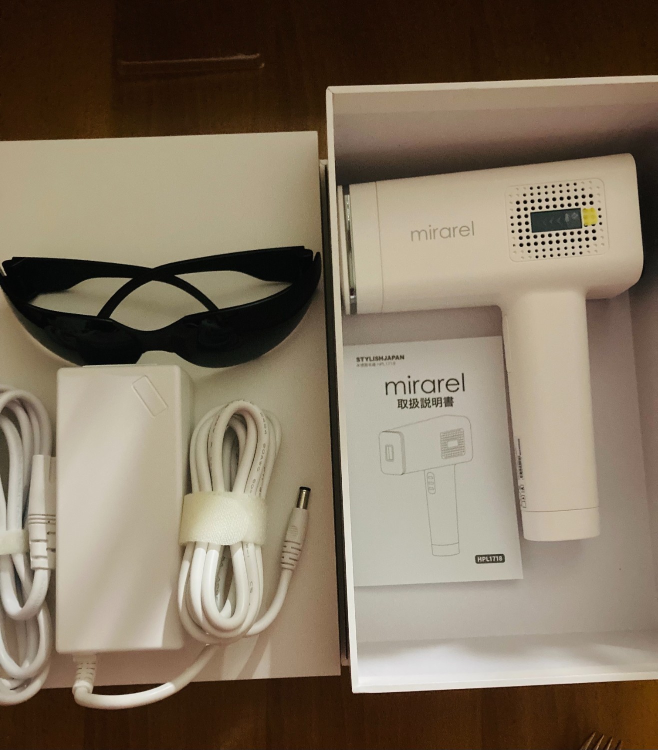 STYLISH JAPAN mirarel IPL光脱毛器 STYLISH JAPAN】冷感光脱毛器 ミラレル hpl1718