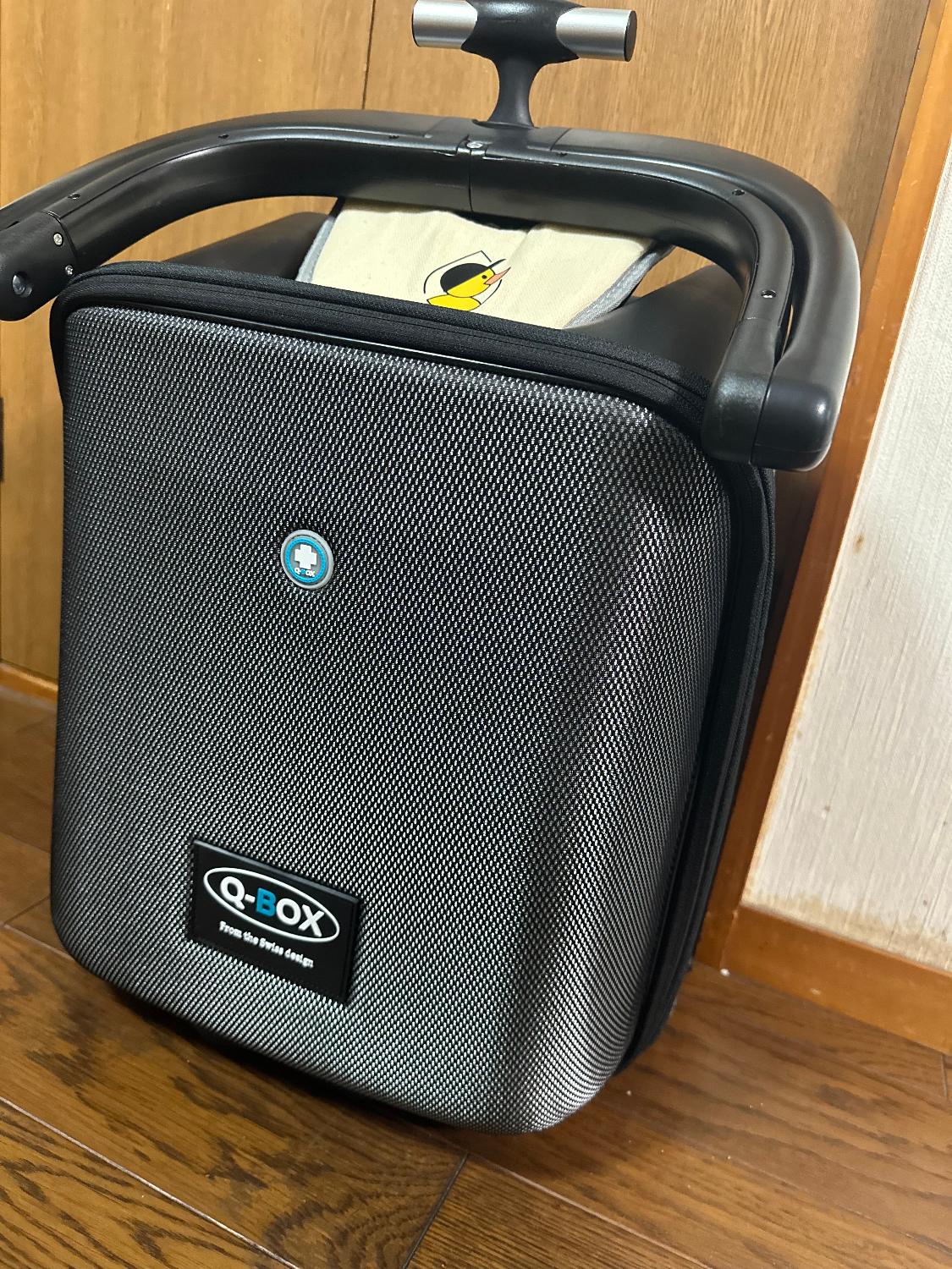 楽天市場】Q-BOX正規品 乗れるキャリーケース 乗れるスーツケース 小物