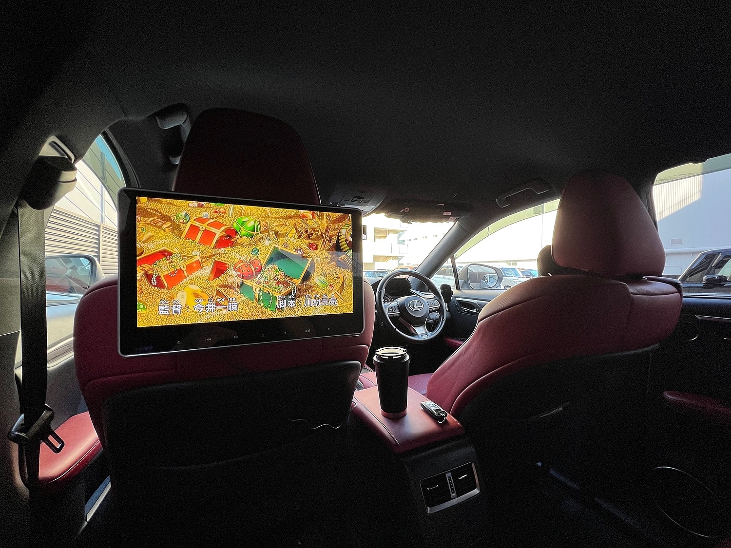 [楽天スーパーSALE] 車載モニター DVDプレイヤー ヘッドレストモニター レビュー画像6