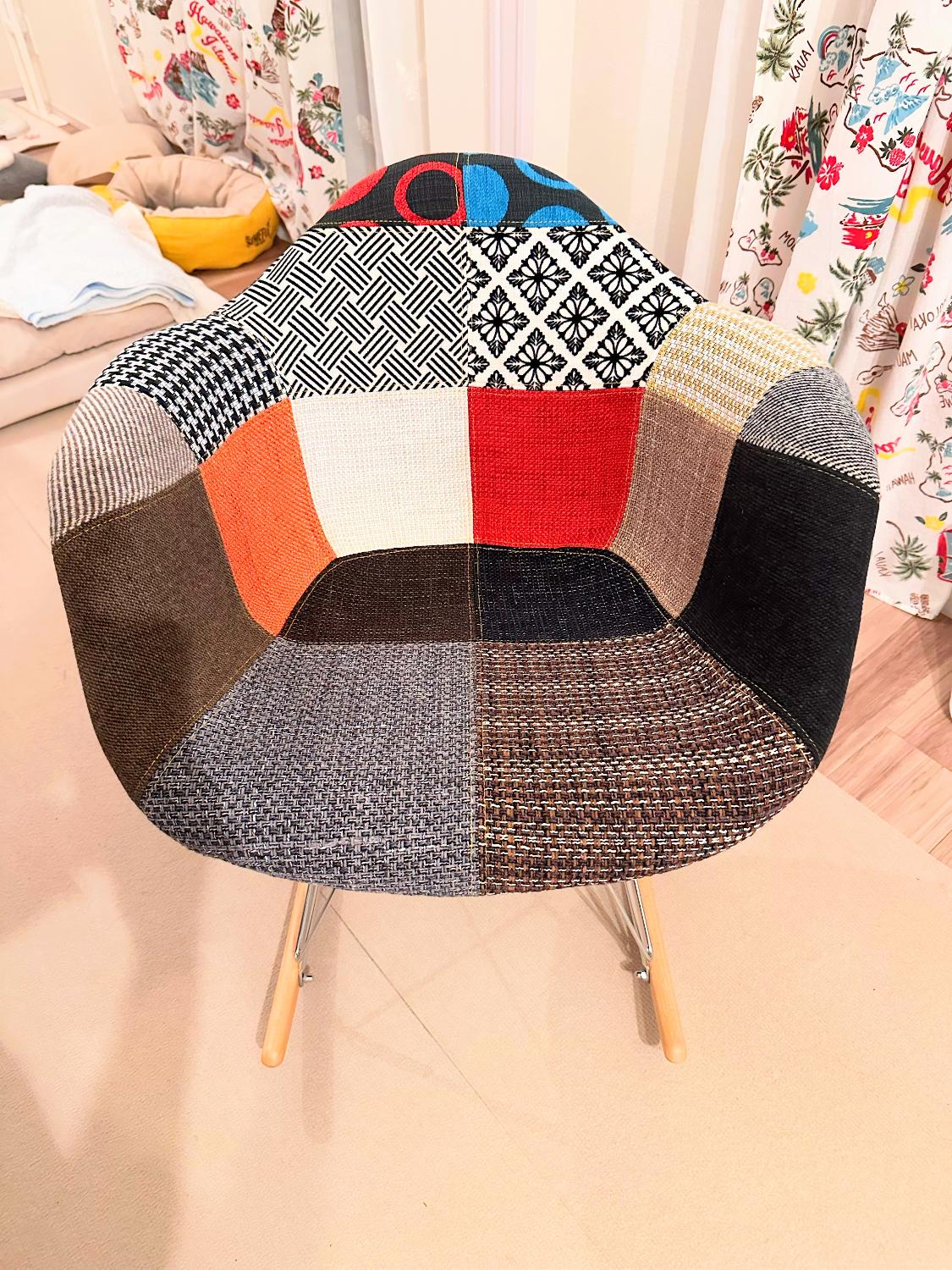 楽天市場】イームズチェアー パッチワーク イームズアームチェア