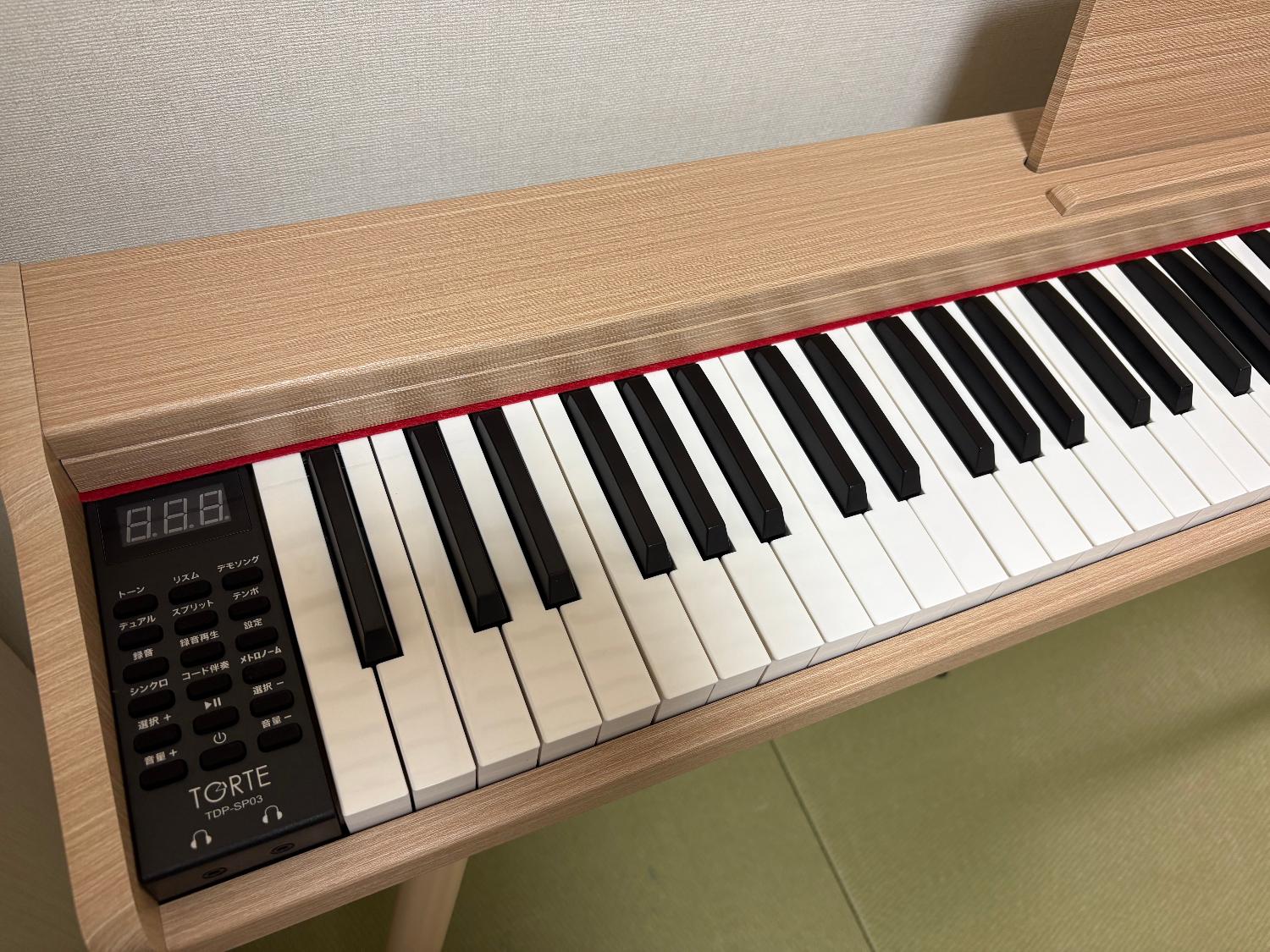 楽天市場】電子ピアノ 88鍵盤 TORTE TDP-SP03 (譜面立・ペダル