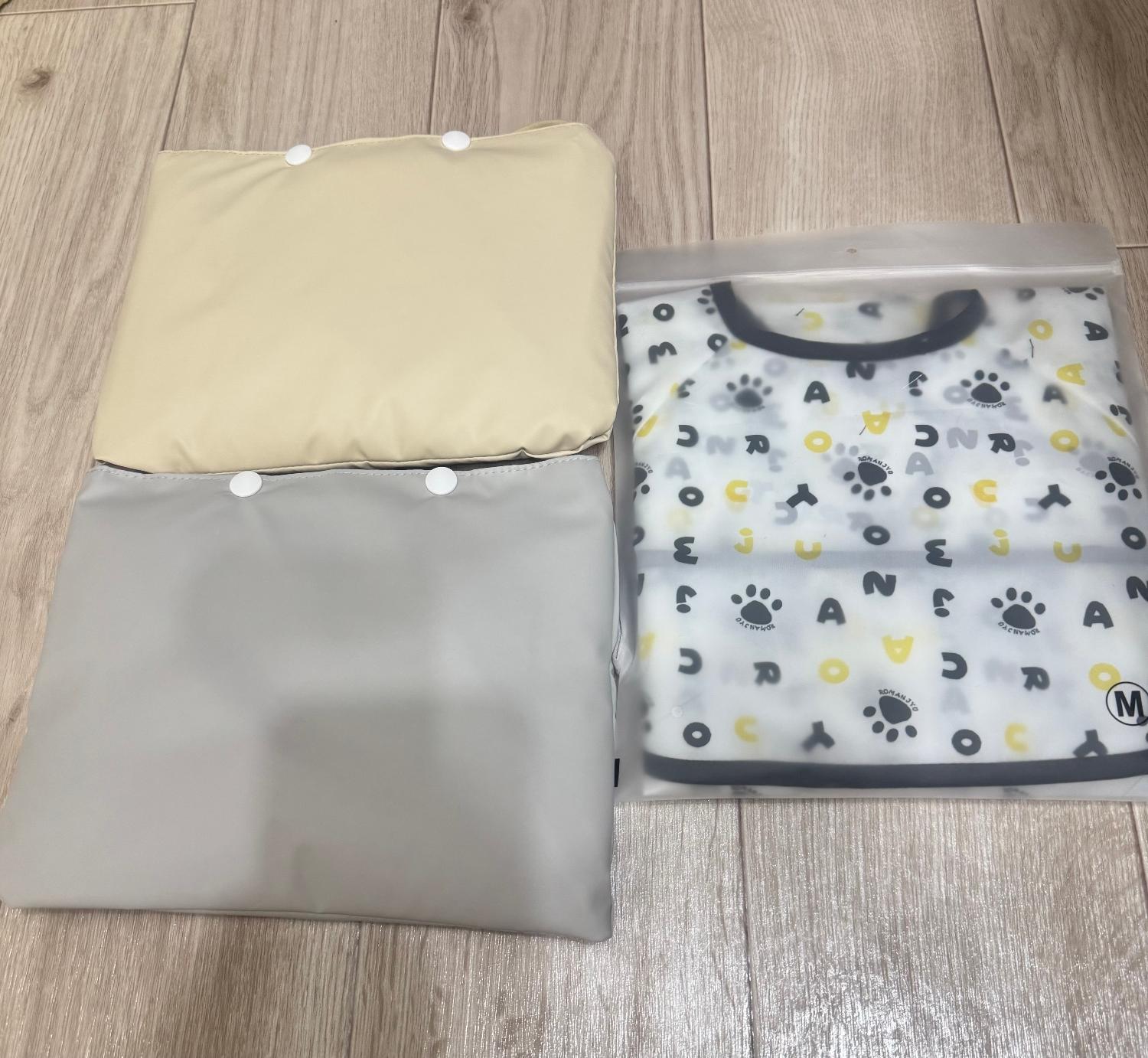 テーブルクロス一体型エプロン お食事エプロン 離乳食エプロン レビュー画像3