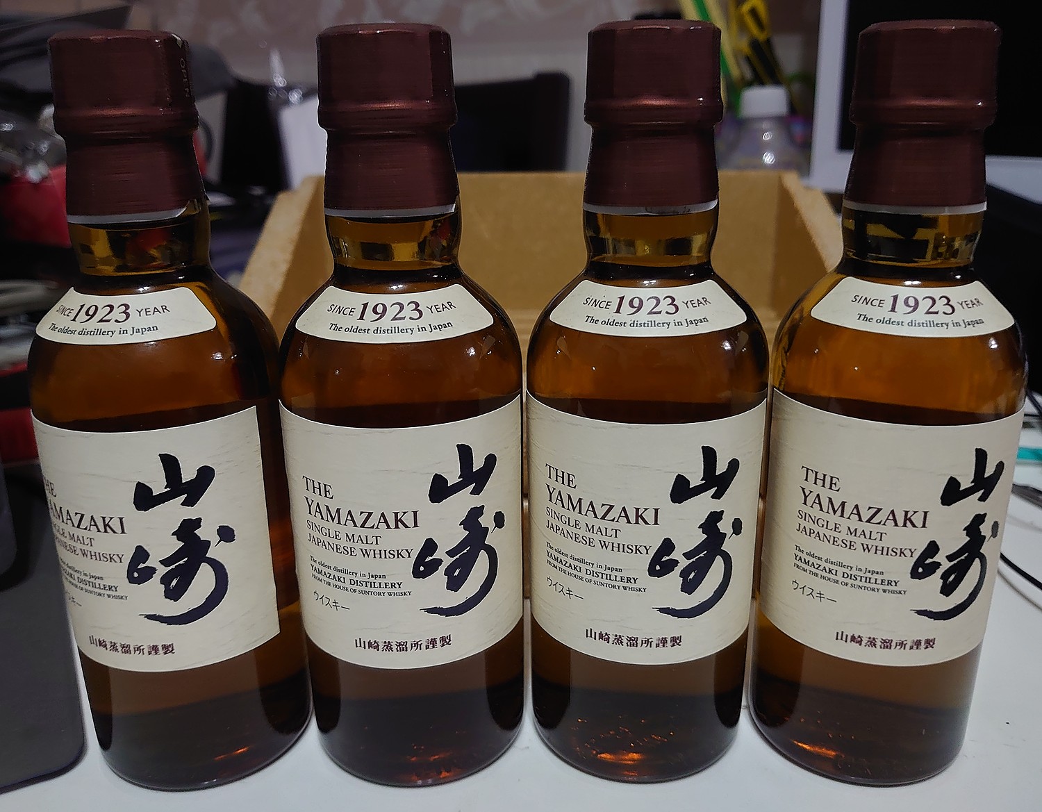 山崎 ウイスキー　ミニボトル 180ml 2本セット 入手困難 大人気 入手困難 サントリー山崎ミニボトル 180ml | タマショップ