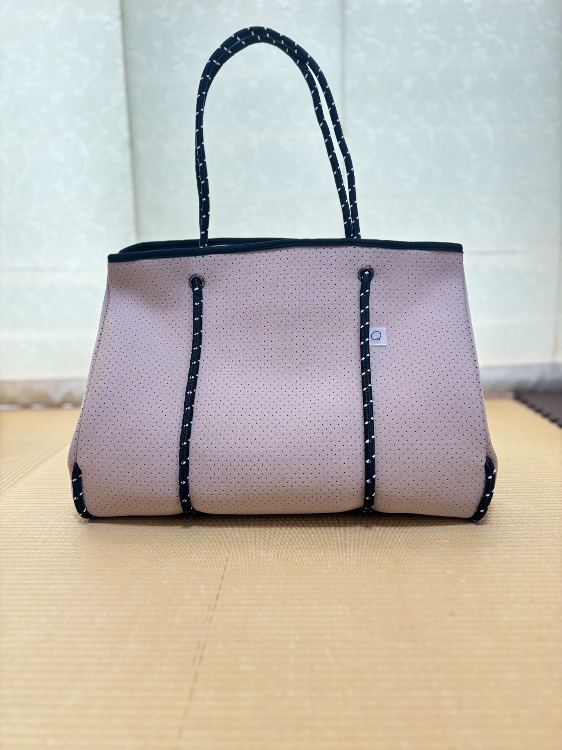 ★期間限定5%OFF＆P5倍★≪楽天1位★高評価4.53≫ マザーズバッグ トートバッグ レディース ネオプレン バッグ qbagparis ネオプレンバッグ マザーズバッグ レビュー画像6