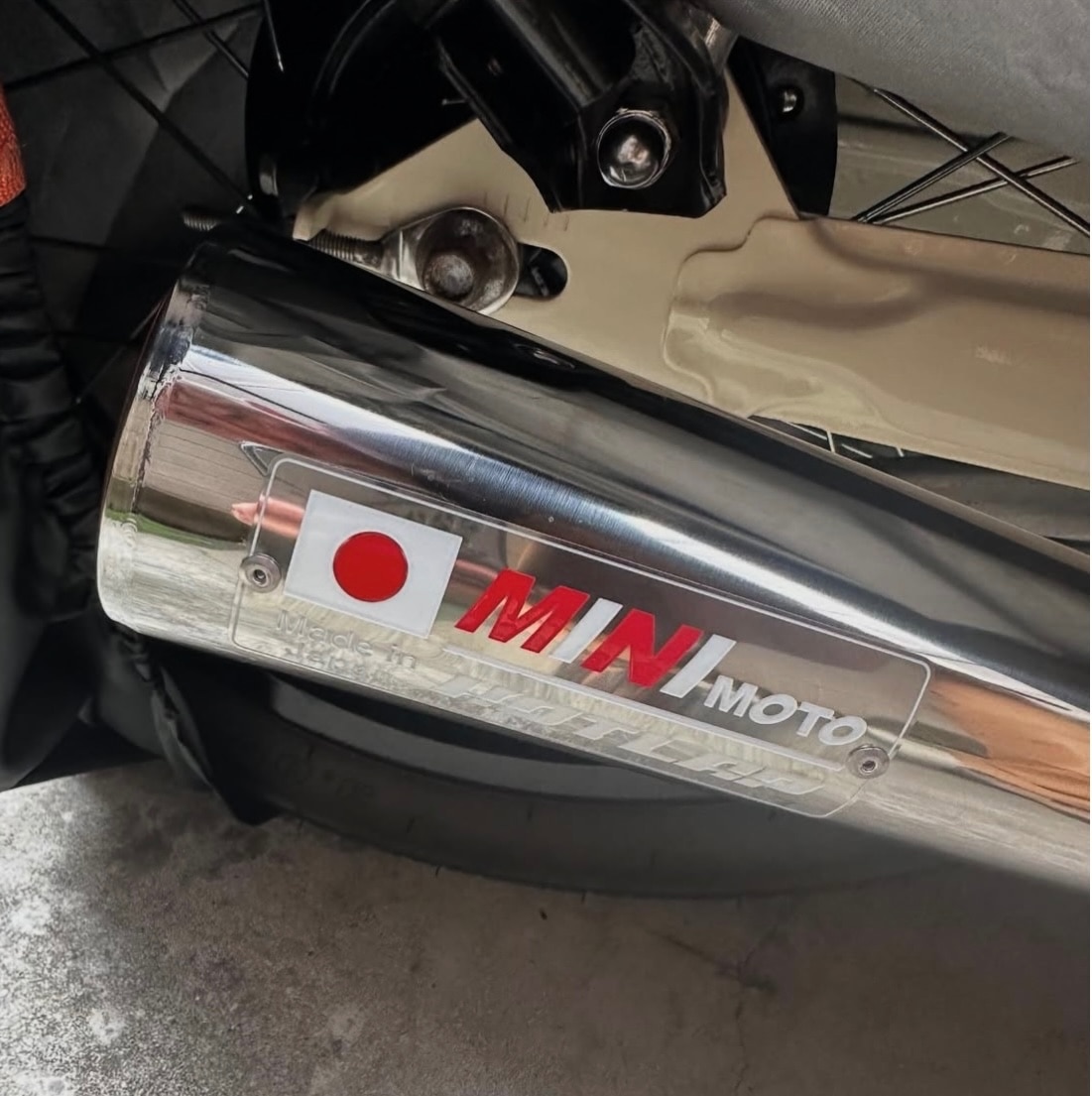 カブ50 90 ミニモト　SPクラシックマフラー（エンブレムあり） 楽天市場】ミニモト カブSPクラシックマフラー MINIMOTO