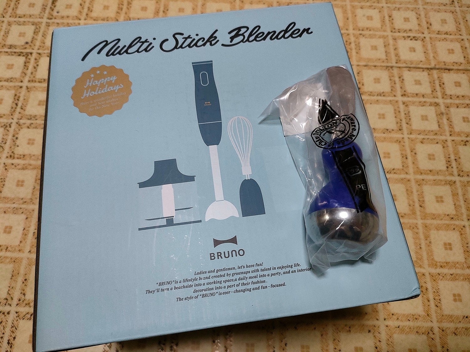 #BRUNO #ブルーノ #ハンドブレンダー レビュー画像4