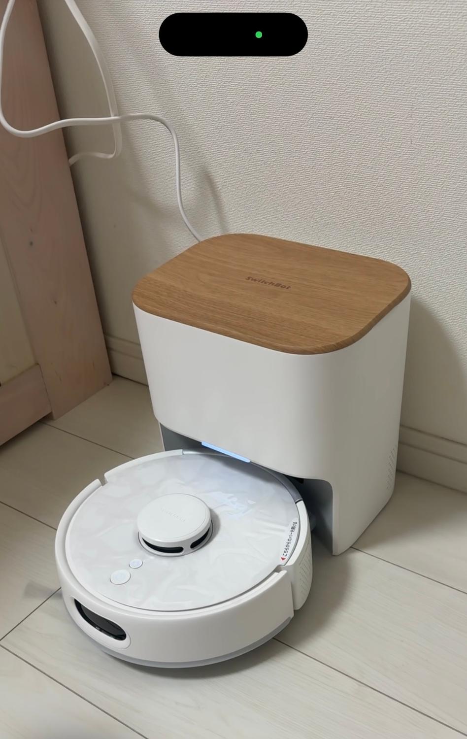 SwitchBot ロボット掃除機 K11+ お掃除ロボット 掃除ロボット 掃除機 クリーナー 超小型 水拭き 拭き掃除 SwitchBotK11+ ロボット掃除機 お掃除ロボット レビュー画像4