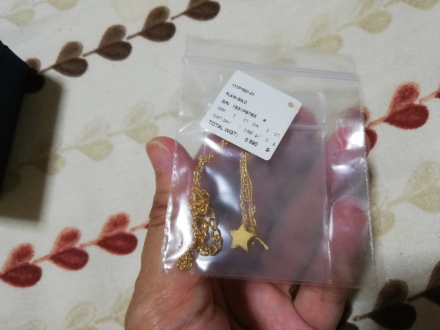 楽天市場】【スーパーSALE 半額】純金 スター ペンダント レディース 