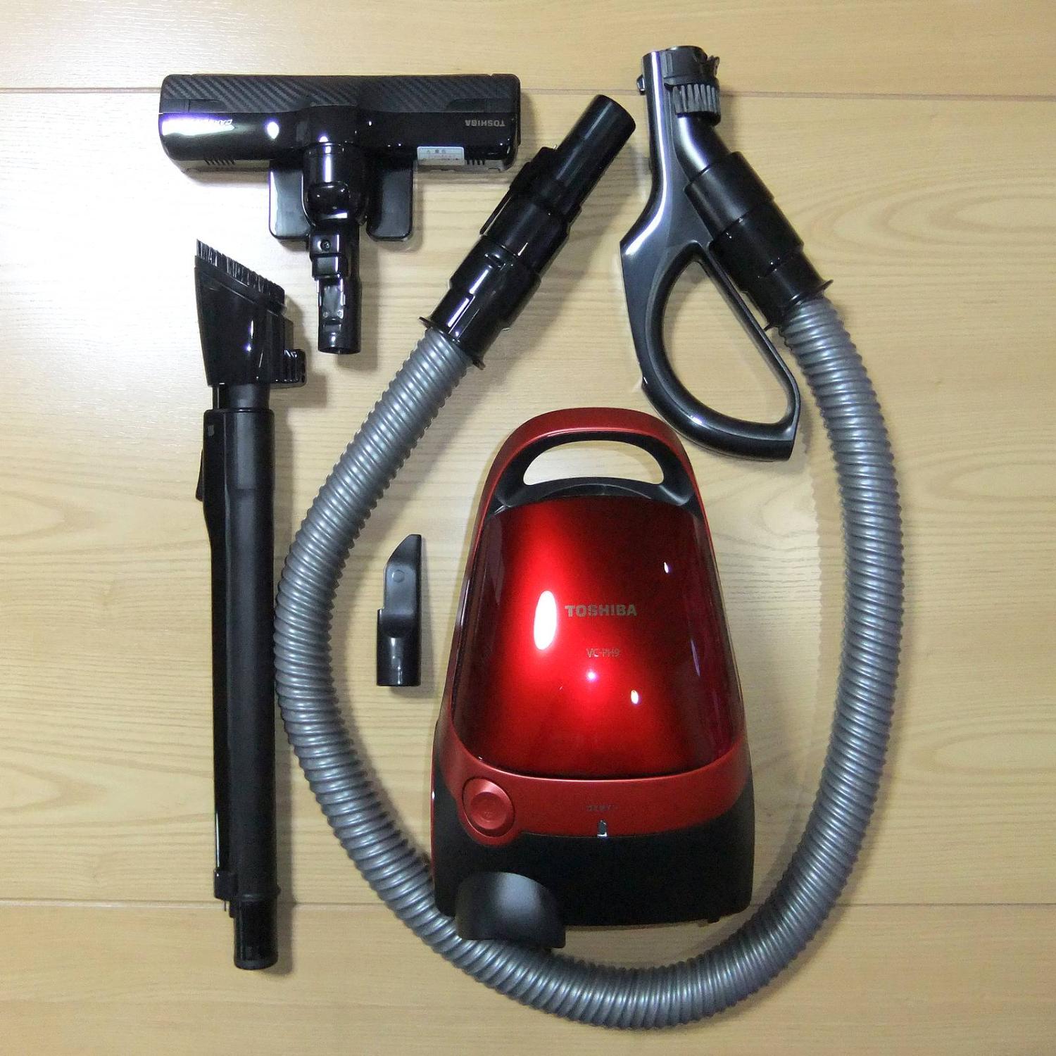 楽天市場】【即納】東芝 掃除機 紙パック式クリーナー VC-PH9-R グラン