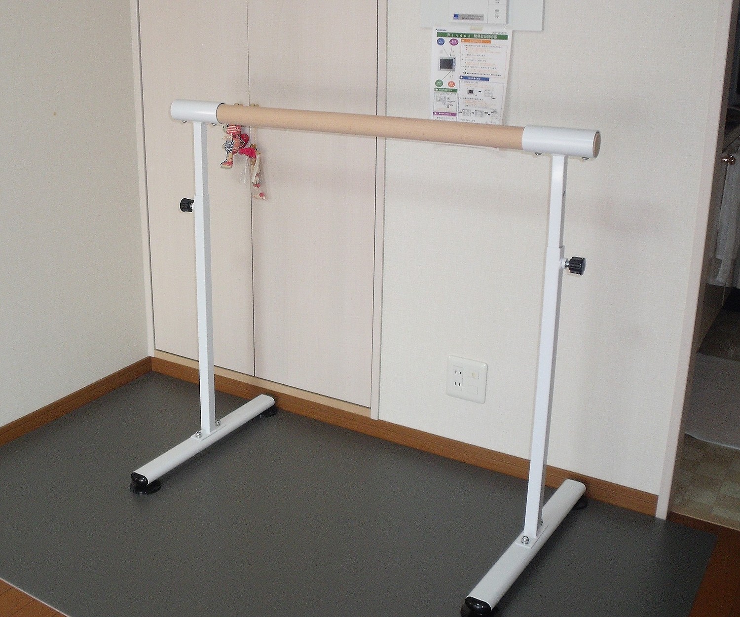 バレエバー ジゼル 幅120cm バレエスタンド ホームレッスンバー - 家具