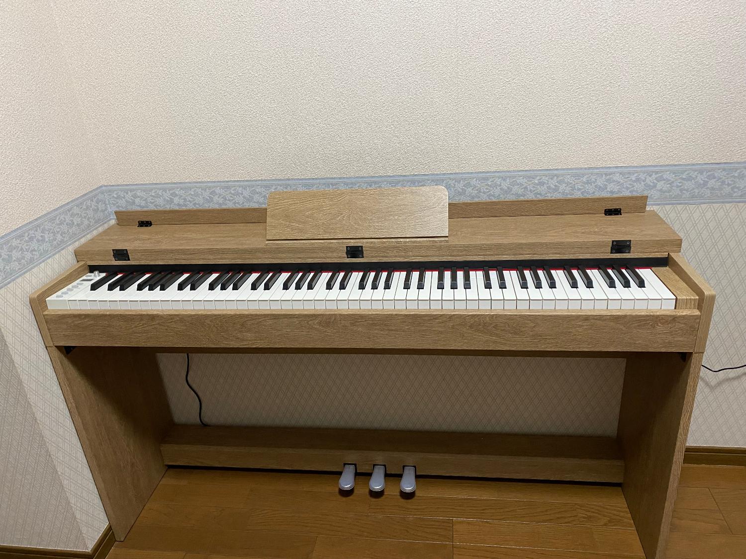 #TOMOI電子ピアノ #電子ピアノ88鍵盤 #ハンマーアクション鍵盤 レビュー画像10