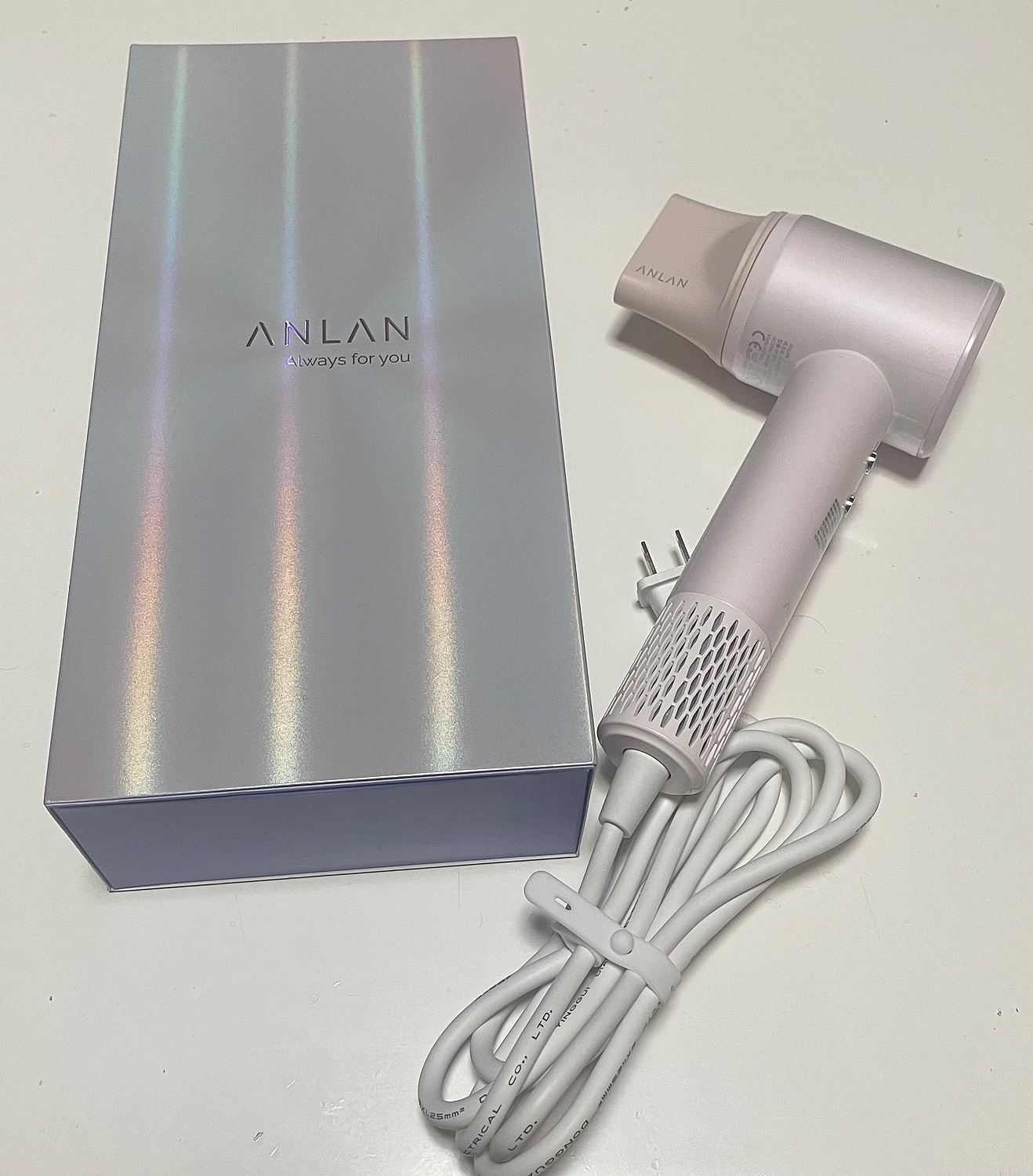 新品 アンラン ヘアドライヤー 速乾Ｘ美髪 ANLAN ダブルケア - 健康