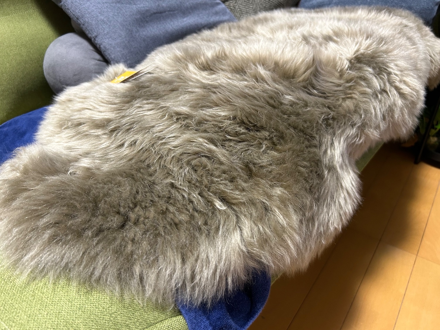 楽天市場】1匹物 約60×90cm ムートンラグ 洗える 長毛 AUSKIN