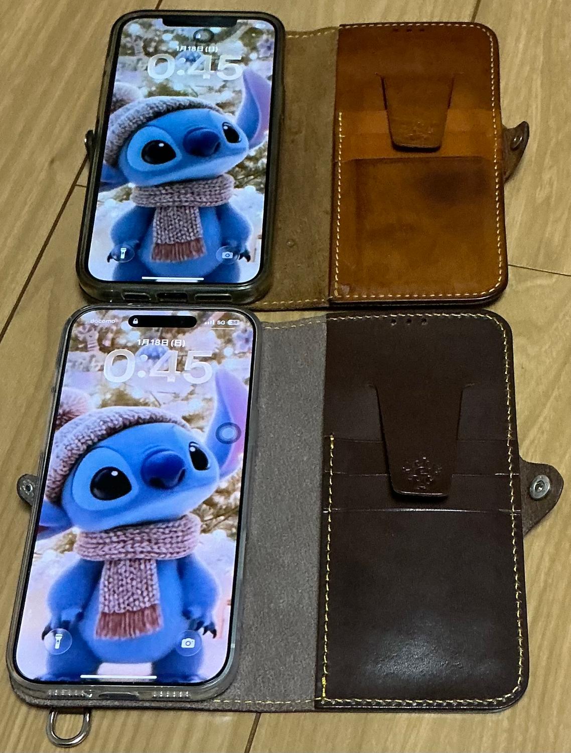 EFGS iPhone 手帳型 ケース　14色 iPhone17 17Pro 17ProMax iPhoneAir 17 栃木レザー iPhone手帳型ケース リッキーズ レビュー画像13