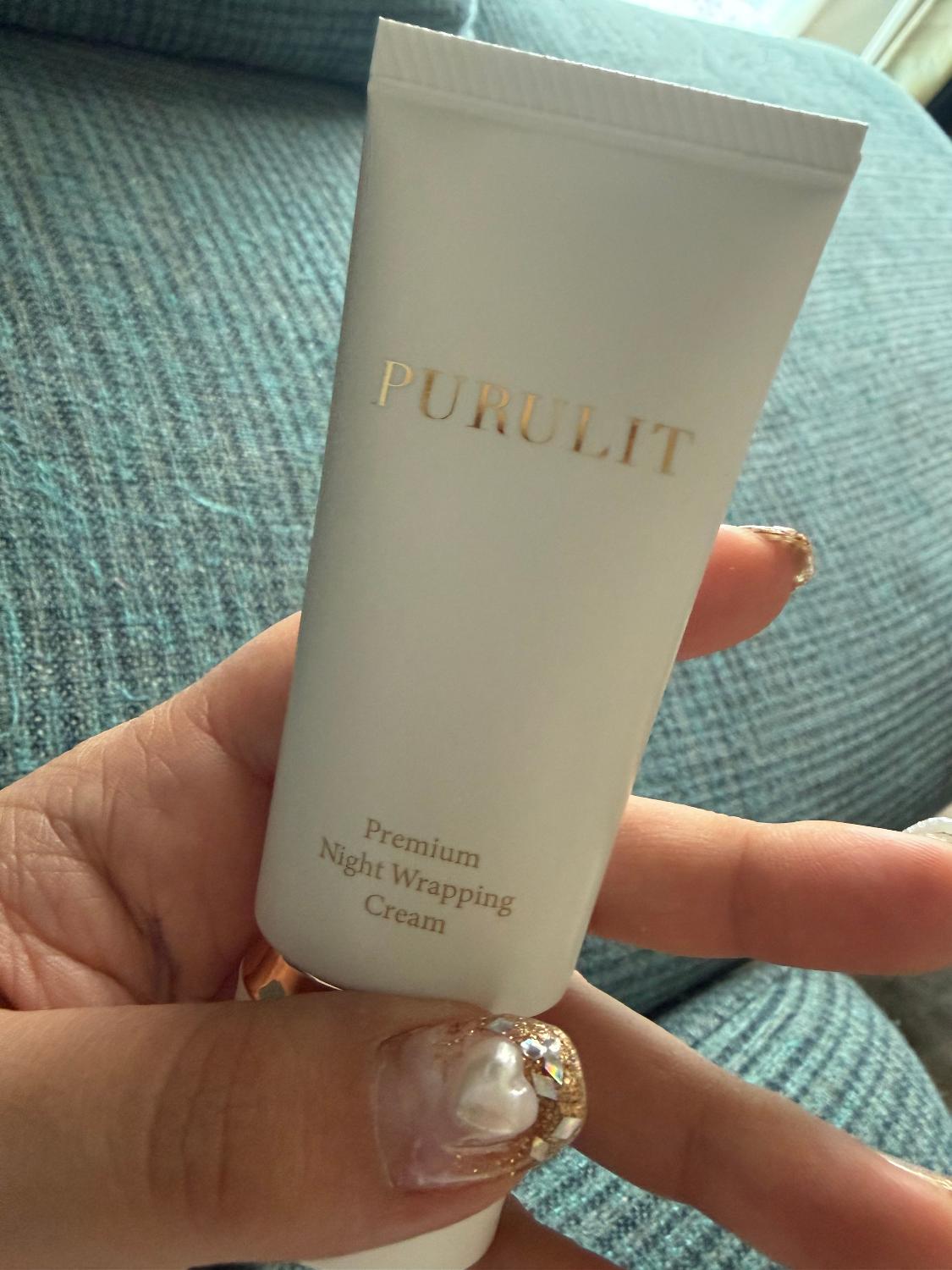 プルリット PURULIT プレミアムナイトラッピングクリーム 35g 3箱