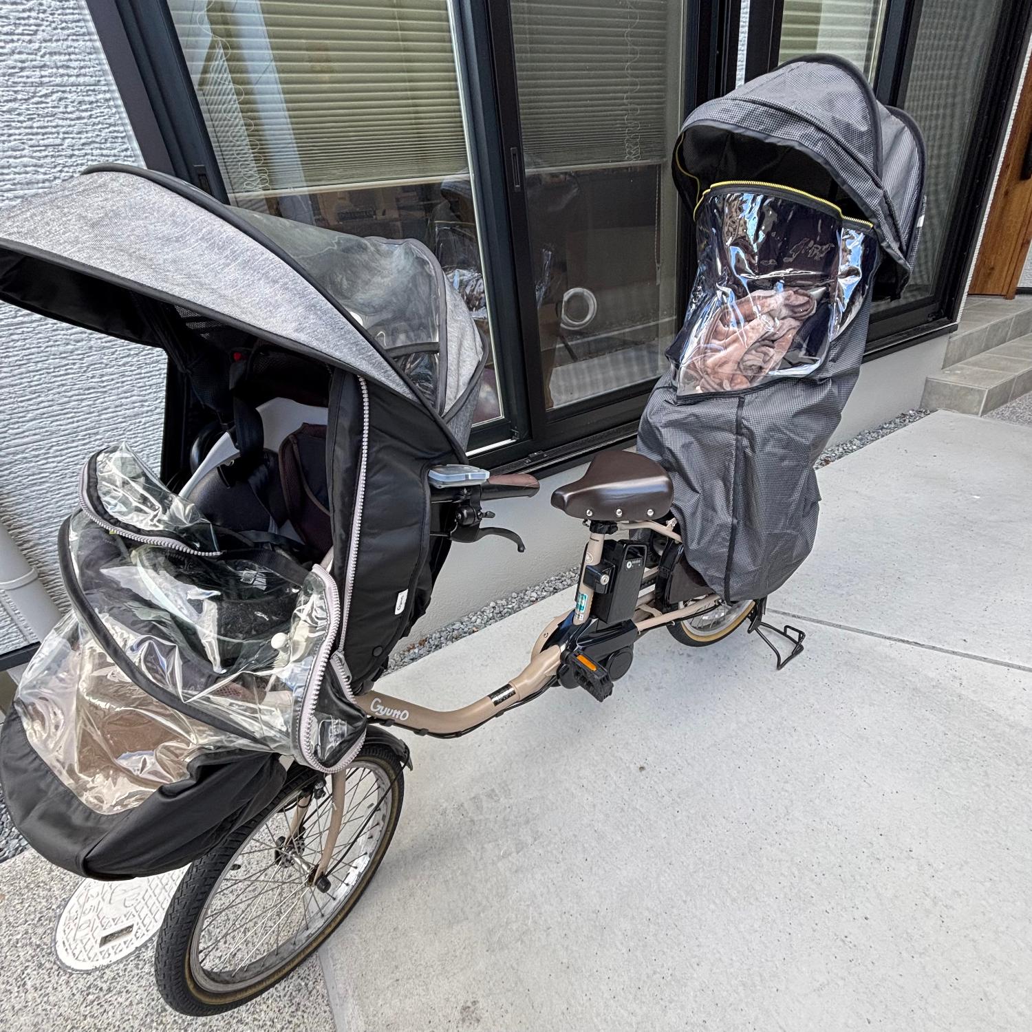 楽天市場】自転車 チャイルドシート 防寒 サンシェード ルーフ レイン