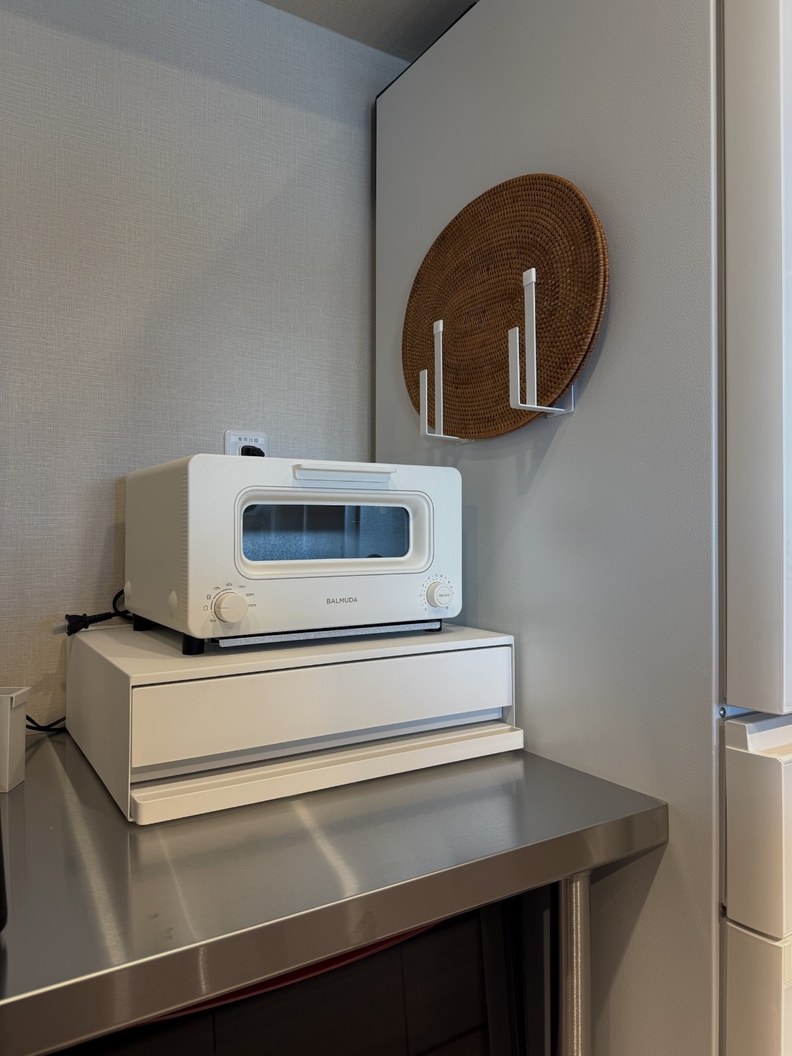《 山崎実業 ツーウェイ キッチン家電下引き出し&スライドテーブル タワー W45 山崎実業 tower タワー レビュー画像6