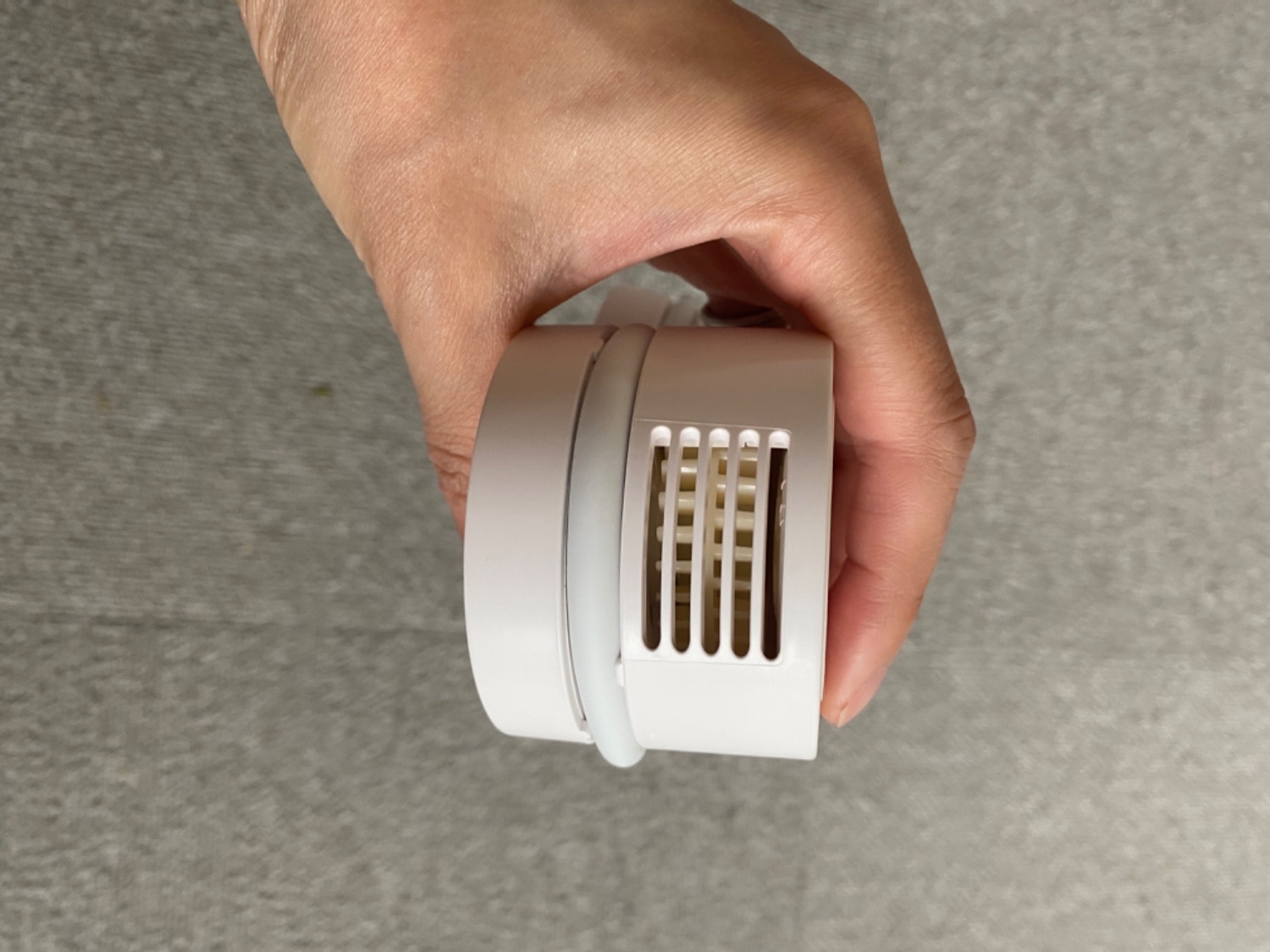 お買い物マラソン15％OFFクーポン！ 首掛け扇風機 ネックファン 折りたたみ扇風機 レビュー画像12