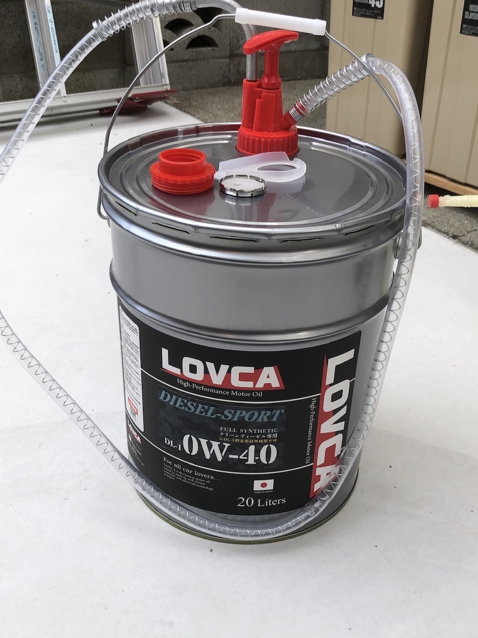 楽天市場】エンジンオイル 0W40 20L LOVCA DIESEL-SPORT DL-1 0W-40